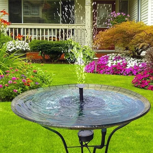 🎁☀️Solar Bird Bath Fountain Pump with 4 Nozzles