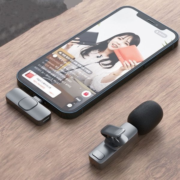 📢 50% off!! ⏰ New wireless lavalier microphone