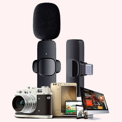 📢 50% off!! ⏰ New wireless lavalier microphone