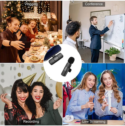 📢 50% off!! ⏰ New wireless lavalier microphone
