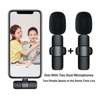 📢 50% off!! ⏰ New wireless lavalier microphone