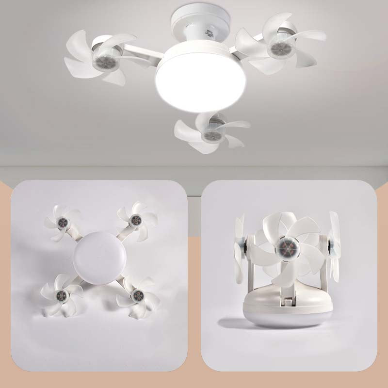 🌀New Socket Ceiling Fan Light – 2‑in‑1 Silent LED Fan with Remote Control, Energy‑Saving Cooling & Lighting Combo for Home Bedroom