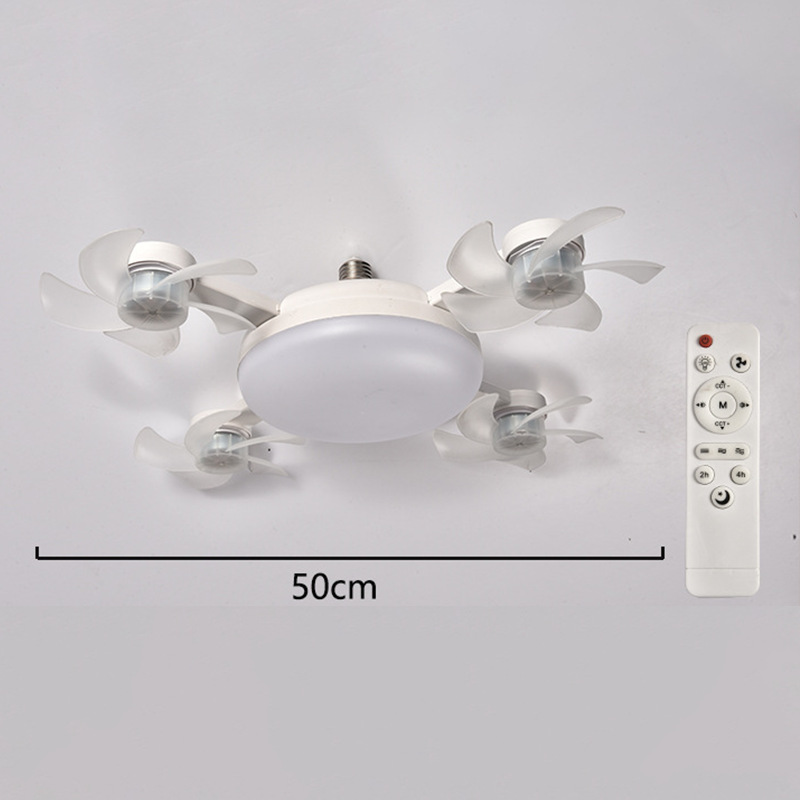 🌀New Socket Ceiling Fan Light – 2‑in‑1 Silent LED Fan with Remote Control, Energy‑Saving Cooling & Lighting Combo for Home Bedroom