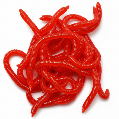 🎣50% OFF! ✨ Simulation Earthworm Soft Fishing Lures – Scented, Lifelike, Durable 🌊