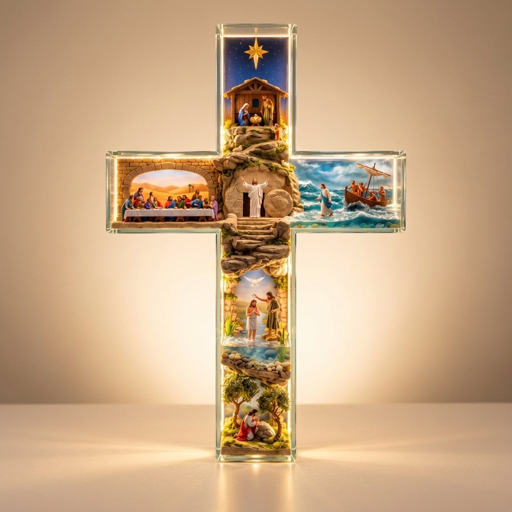 Story of Jesus Light-Up Cross